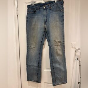 Levi’s Men Classic Blue Denim Straight Leg Jeans